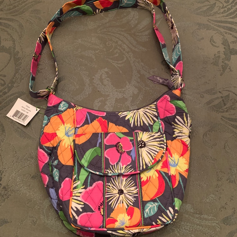 Vera Bradley Clare Jazzy Blooms bag - NWT - Picture 3 of 7